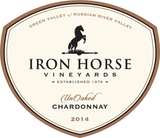 Iron Horse Vineyards Chardonnay UnOaked Green Valley of Russian River Valley