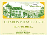 Domaine Billaud-Simon Chablis 1er Cru Mont De Mileu 2018