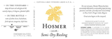 Hosmer Riesling Semi-Dry 2020