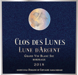 Clos des Lunes Lune d'Argent Bordeaux Blanc Sec