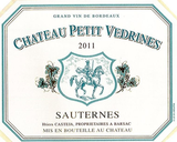 Château Petit Vedrines Sauternes 2016