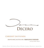 Finca Decero Cabernet Sauvignon Remolinos Vineyard Agrelo