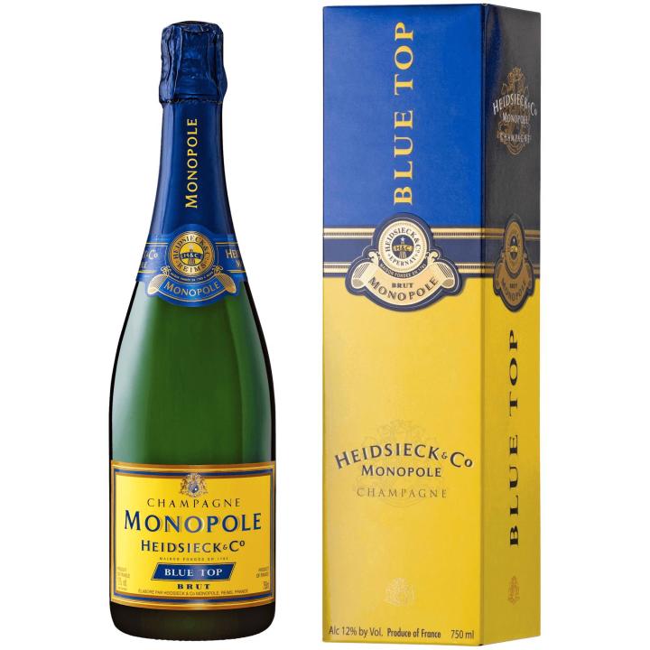 Blue & Grand Heidsieck – Champagne Wine Top Cellar Co. Brut Monopole