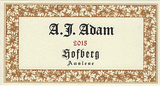 A.J. Adam Riesling Dhroner Hofberg Auslese