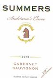 Summers Estate Wines Cabernet Sauvignon Andriana's Cuvee