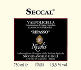 Nicolis Valpolicella Superiore Classico Ripasso Seccal