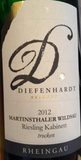 Diefenhardt Martinsthaler Riesling Wildsau Kabinett Trocken 2013