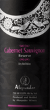 Alexander Winery Reserve Series Galilee Cabernet Sauvignon Dry Red Wine 2019