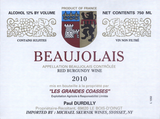 Paul  Durdilly Beaujolais Les Grandes Coasses