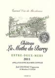 Chateau La Mothe Du Barry Entre-Deux-Mers Blanc 2019