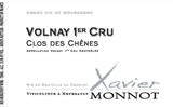 Xavier Monnot Volnay 1er Cru Clos Des Chênes