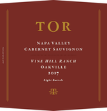 Tor Wines Cabernet Sauvignon Vine Hill Ranch Oakville 2018