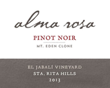 Alma Rosa Pinot Noir Mt. Eden Clone El Jabali Vineyard Sta. Rita Hills 2016