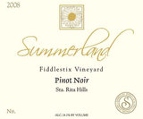 Summerland Pinot Noir Fiddlestix Vineyard Sta. Rita Hills