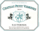 Château Doisy-Védrines Château Petit Vedrines Sauternes 2016