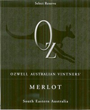 Ozwell Vintners Merlot Select Reserve