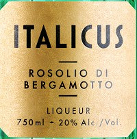 Italicus Rosolio di Bergamotto Liqueur, Italy