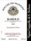 Rocche dei Manzoni Barolo Vigna Capella Santo Stefano 2008