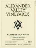 Alexander Valley Vineyards Cabernet Sauvignon Estate Organically Grown Alexander Valley