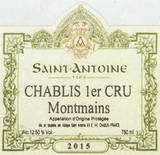 Alain Corcia Chablis 1er Cru Montmains Saint Antoine 2019