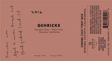 Gehricke Pinot Noir Sonoma Coast