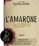 Buglioni Amarone della Valpolicella Classico L'Amarone Riserva 2007