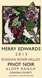 Merry Edwards Winery Pinot Noir Klopp Ranch Russian River Valley 2013