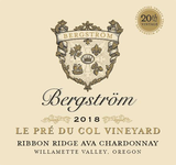 Bergström Chardonnay Le Pre Du Col Vineyard Ribbon Ridge 2020