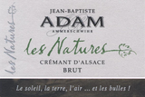 Jean-Baptiste Adam Cremant d'Alsace Brut Les Natures