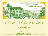 Domaine Billaud-Simon Chablis Grand Cru Vaudesir 2018