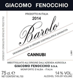 Giacomo Fenocchio Barolo Cannubi