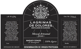 Lagrimas de Dolores Maguey Cenizo Joven Mezcal Artesanal 100% Agave