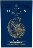 Finca El Origen Malbec Reserva Estate Valle de Uco