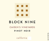 Block Nine Pinot Noir Caiden's Vineyards California 2020