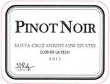 Clos De La Tech Pinot Noir Estates Santa Cruz Mountains 2016