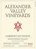 Alexander Valley Vineyards Cabernet Sauvignon Estate Grown Alexander Valley    