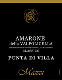 Mazzi Amarone della Valpolicella Classico Punta di Villa