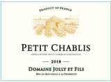 Domaine Jolly et Fils Petit Chablis 2021