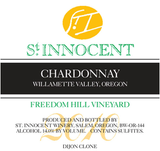 St. Innocent Willamette Valley Chardonnay Freedom Hill Vineyard 2018