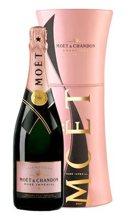 Champagne gifts Rose Moet Chandon