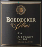 Boedecker Cellars Pinot Noir Shea Vineyard Willamette Valley