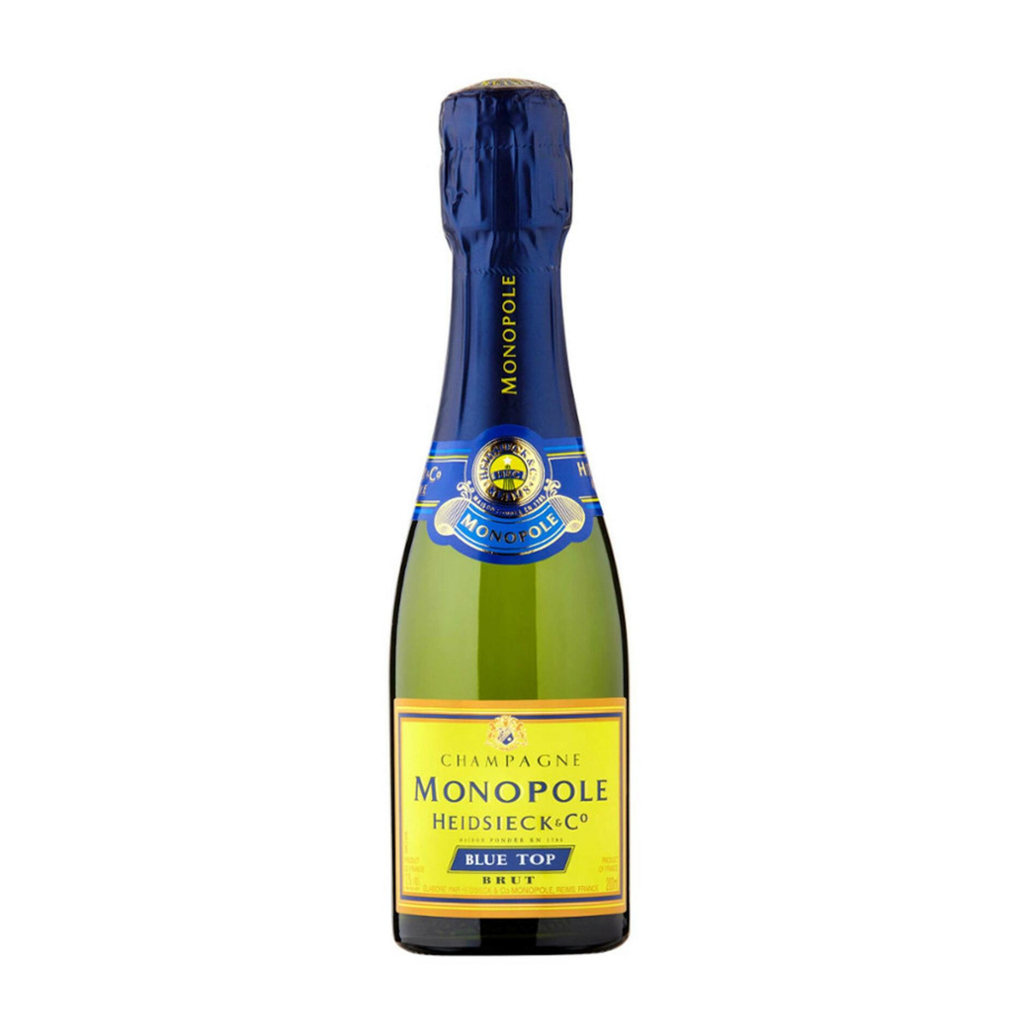 Mini Champagne Heidsieck – Top & Blue Grand Brut Co. Monopole Wine Cellar