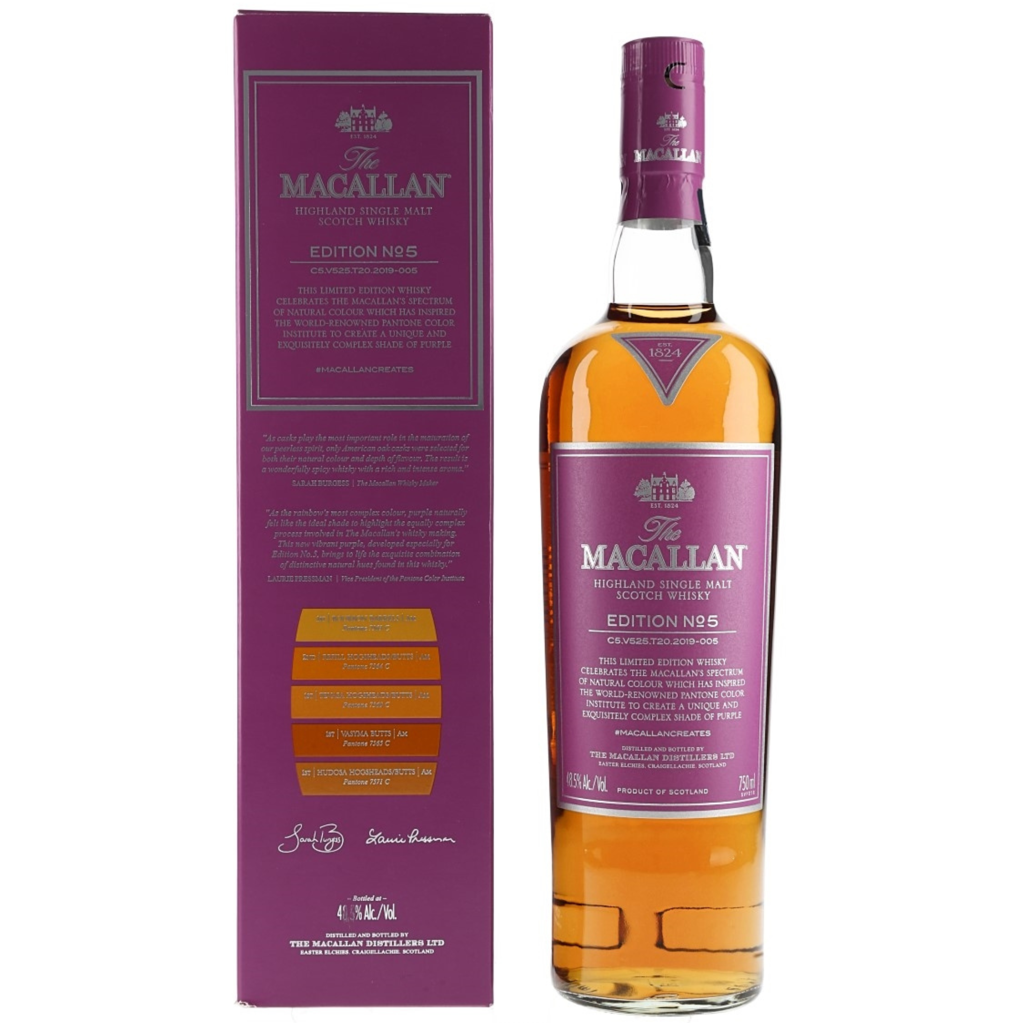 The Macallan Scotch Single Malt Edition No. 5 - 750ml