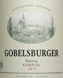 Schloss Gobelsburg Schlosskellerei Gobelsburg Kamptal Riesling Gobelsburger