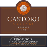 Castoro Cellars Pinot Noir Whale Rock Vineyard Estate Grown Reserve Paso Robles