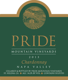 Pride Mountain Vineyards Chardonnay Napa Valley