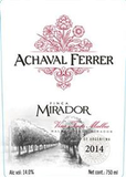 Achaval Ferrer Malbec Finca Mirador 2018