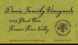 Davis Family Vineyards Pinot Noir Russian River Valley