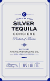 American Distilling Co. Conciere Silver Tequila