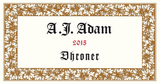 A.J. Adam Riesling Dhroner Trocken